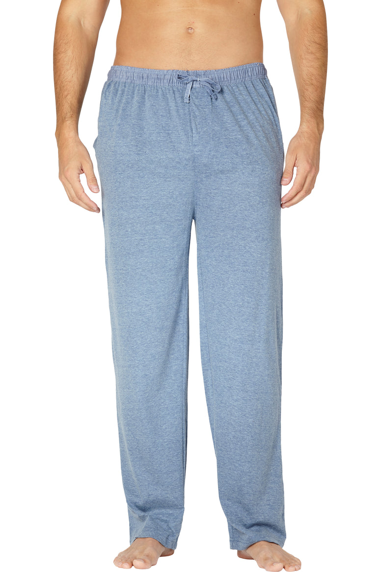 INTIMO Men's Comfy Casual Pajama Pant Sleepwear Loungewear (Denim, Small)