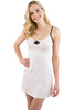 INTIMO Women's Silk Knit Chemise with Medallion