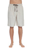 INTIMO Mens Soft Rayon Jam Sleep Shorts (Khaki, Medium)