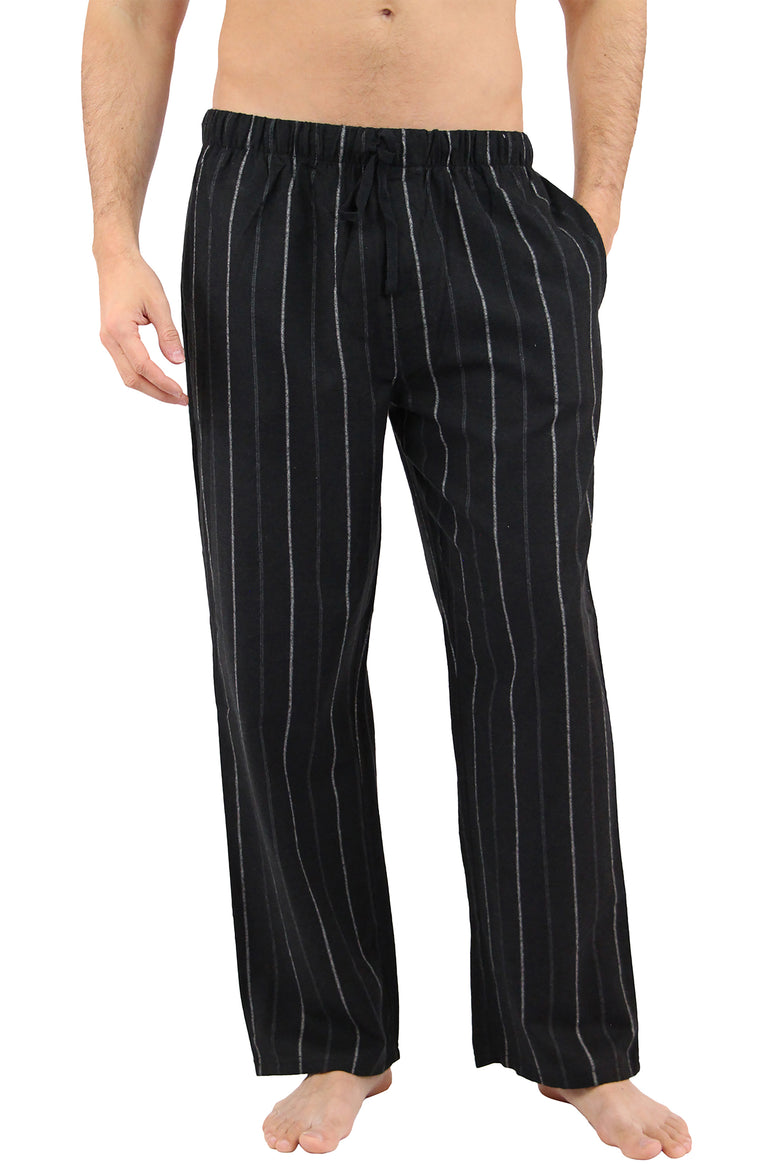 INTIMO Men's Soft Bamboo Flannel Pajama Pants Loungewear Sleepwear