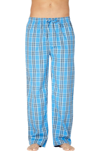 Intimo Mens Woven Pant, Blue, Medium