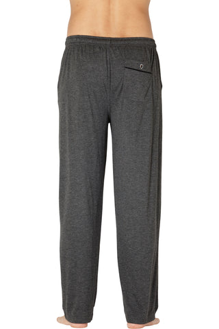 INTIMO Mens Soft Knit Lounge Pant (Grey, M)