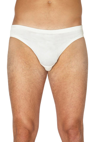 Intimo Mens Big and Tall Classic Silk Bikini Brief Underwear