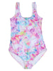 Intimo Girl's One Piece Blank Swimwear One Piece - Tie Dye