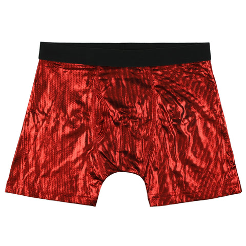 Intimo Mens Shimmer Red Boxer Briefs